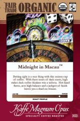 Fair Trade Organic Midnight in Macau Blend Coffee